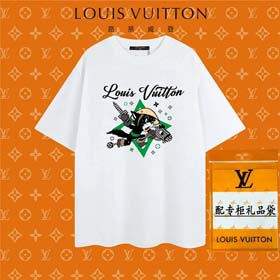 LV round neck pullover printed short sleeve men's T-shirt（15 styles)-1816  