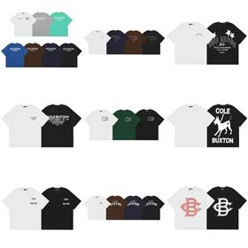   Minimalist slogan patch embroidery loose short-sleeved T-shirt bottoming shirt-1882  
